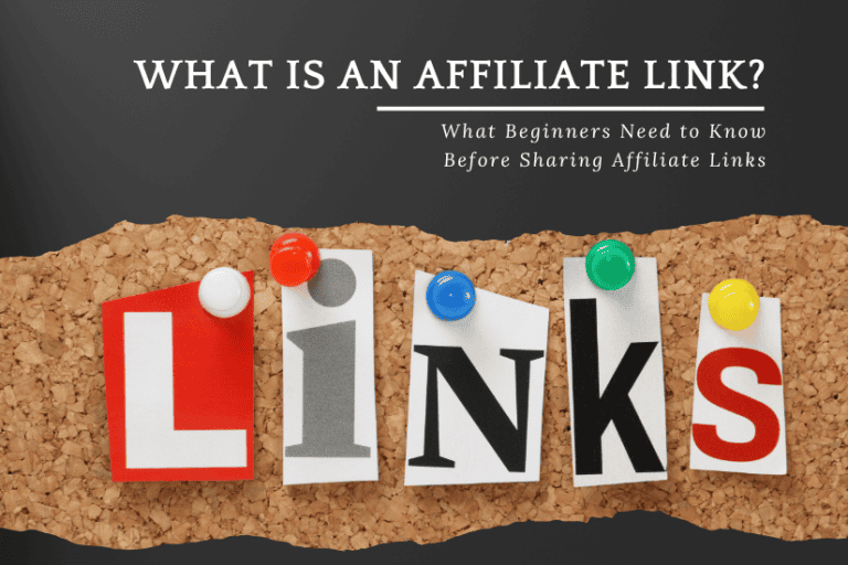 What is an affiliate link?